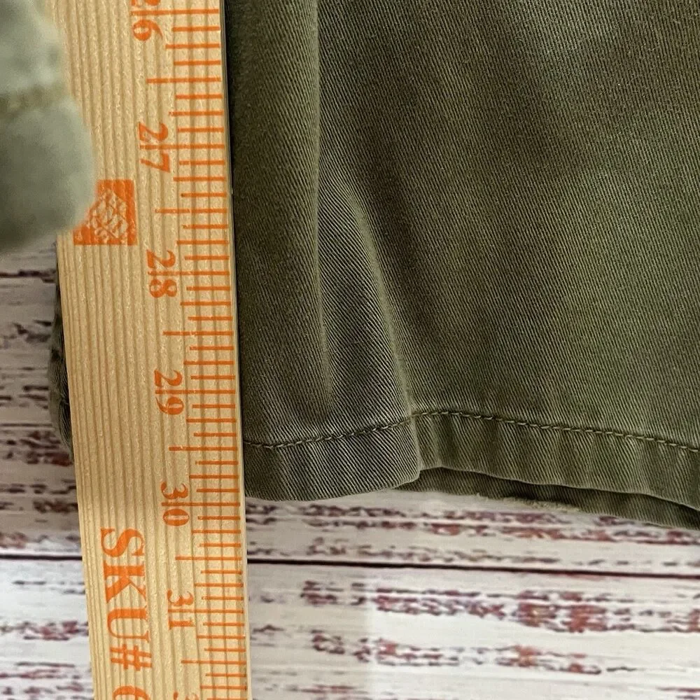 Polo Ralph Lauren 650 Straight Fit 5-Pocket Pants Mens 34x32 Green Flat Front